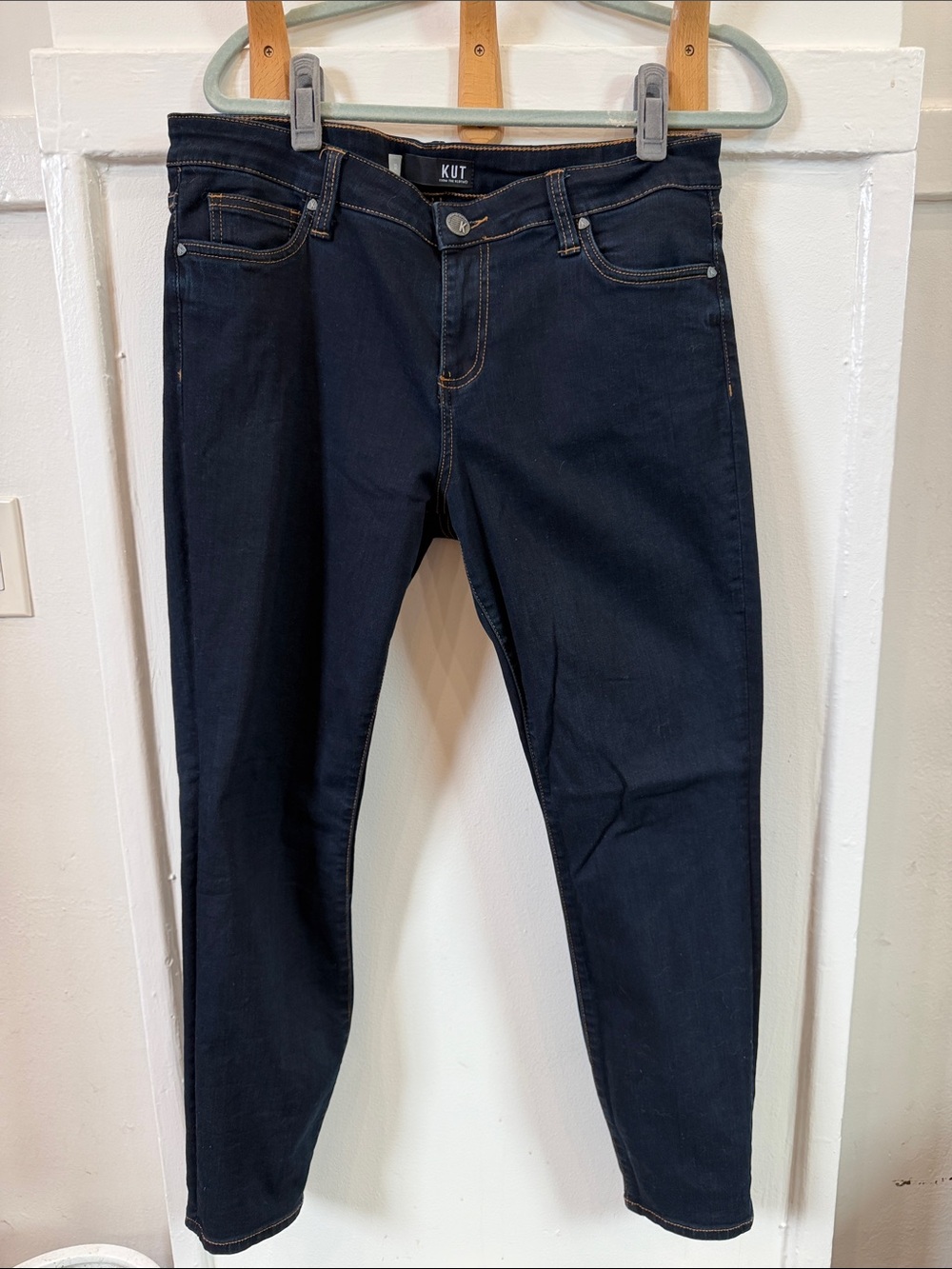 Kut from the Kloth Women's Dark Blue Skinny Jeans